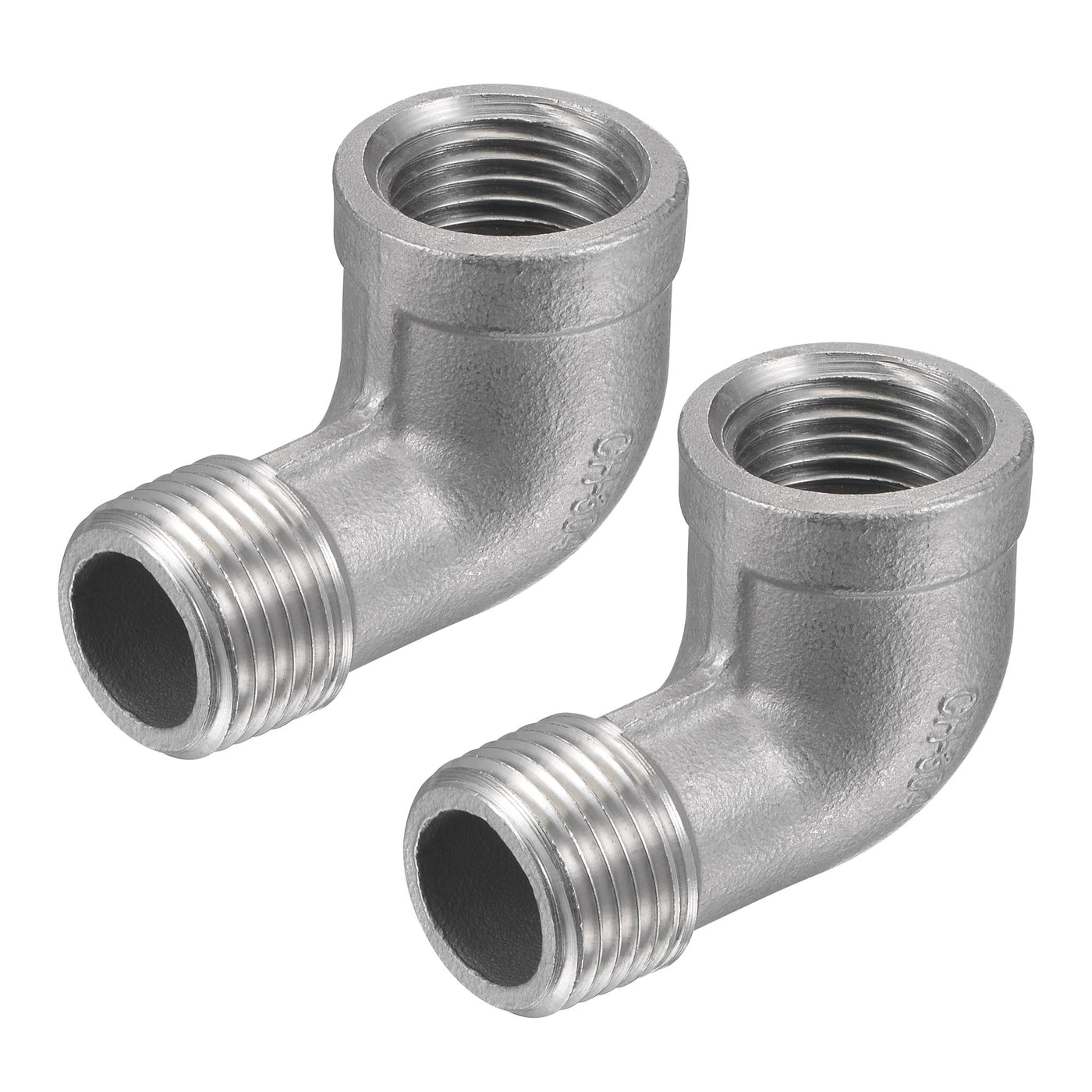 Harfington Pipe Fittings Elbow NPT Male to Female Thread Hose Connector Adapter 304 Stainless Steel