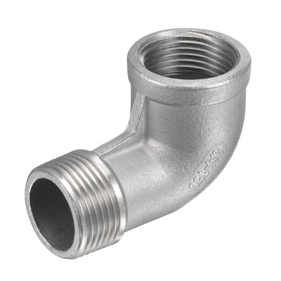 Harfington Pipe Fitting Elbow NPT Male to Female Thread Hose Connector Adapter 304 Stainless Steel