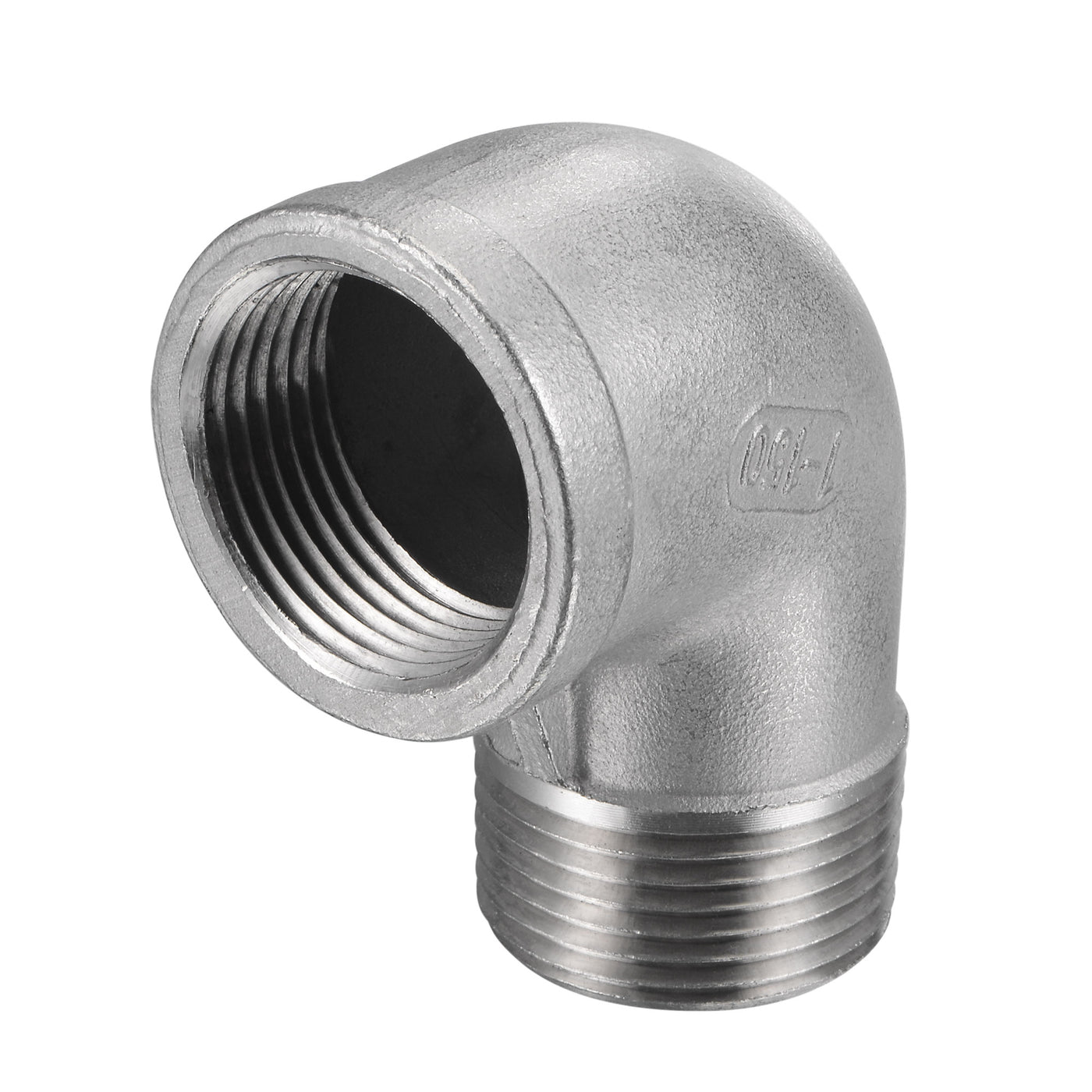 Harfington Pipe Fitting Elbow NPT Male to Female Thread Hose Connector Adapter 304 Stainless Steel
