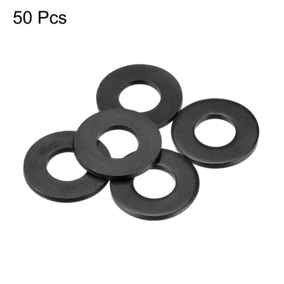 Harfington Flat Washer, Alloy Steel Black Oxide Finish