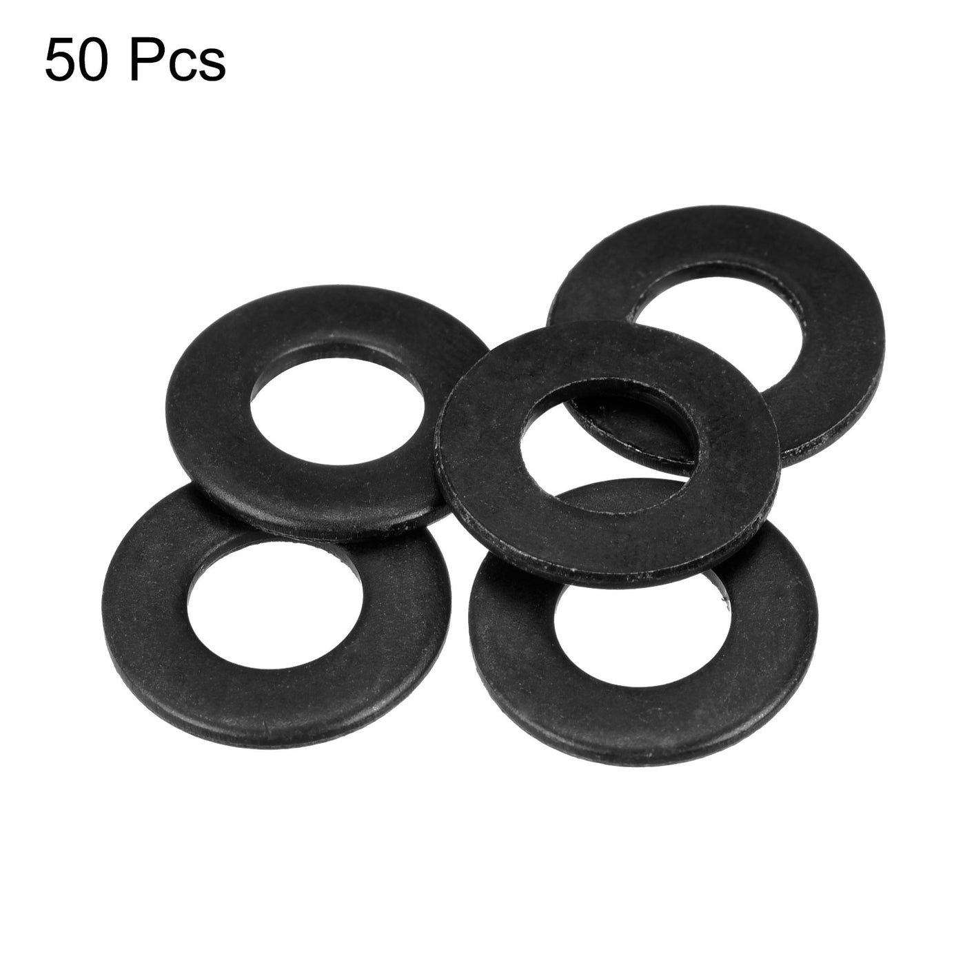 Harfington Flat Washer, Alloy Steel Black Oxide Finish