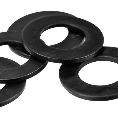 Harfington Flat Washer, Alloy Steel Black Oxide Finish