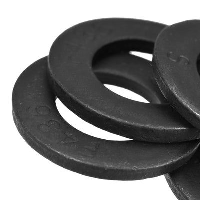 Harfington Flat Washer, Alloy Steel Black Oxide Finish Apply for Bolt