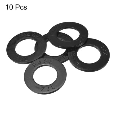 Harfington Flat Washer, Alloy Steel Black Oxide Finish Apply for Threaded Bolt Connections.