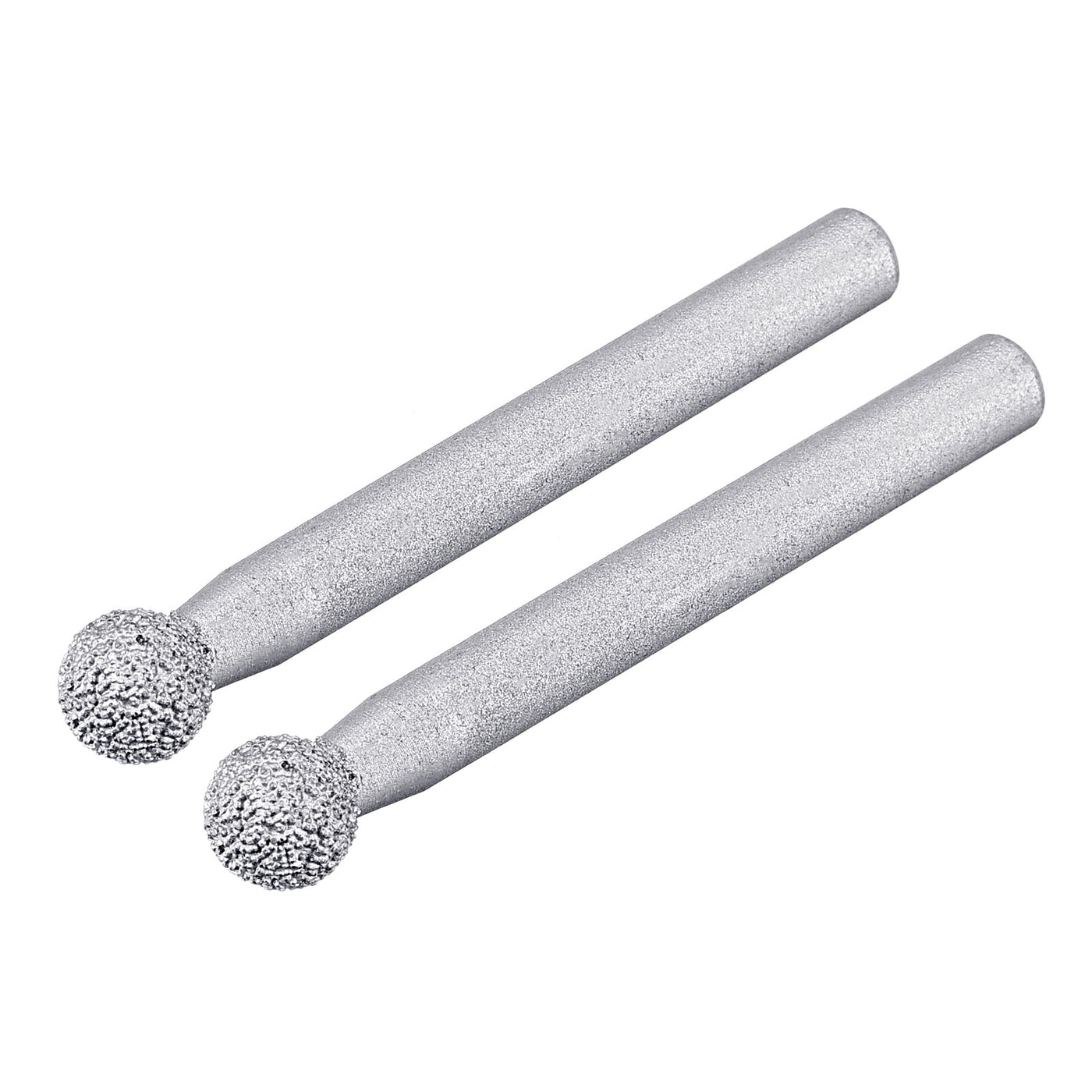 Harfington Diamond Mounted Points 60 Grit 8.5mm Sphere Head Grinding Rotary Bit 2pcs