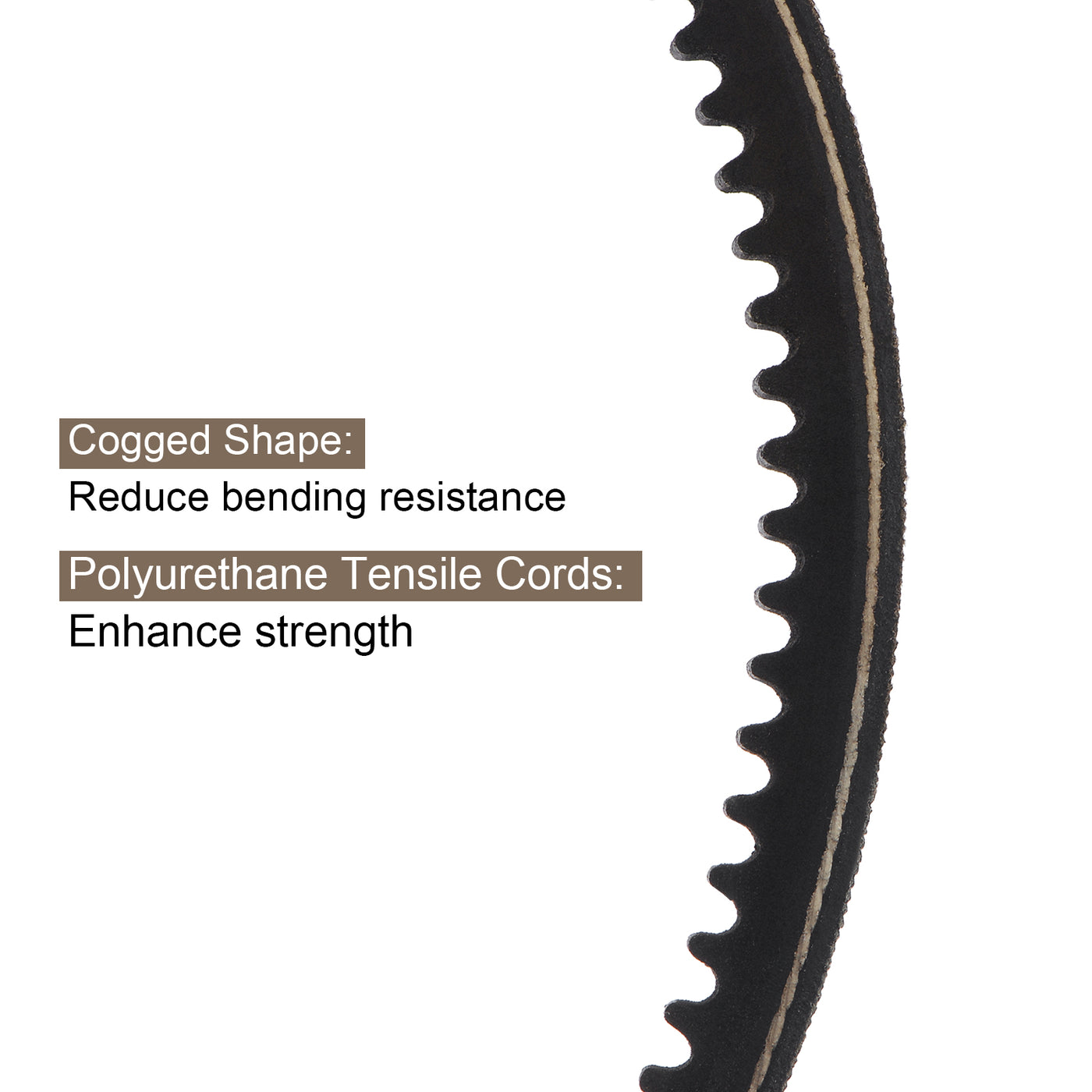 Harfington Cogged V-Belt, Rubber Wedge Belt