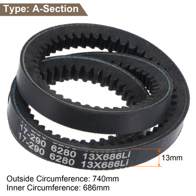 Harfington Cogged V-Belt, Rubber Wedge Belt