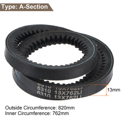 Harfington Cogged V-Belt, Rubber Wedge Belt