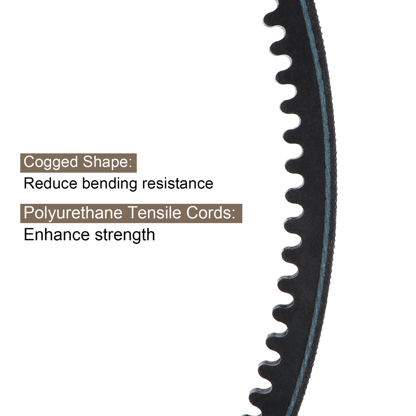 Harfington Cogged V-Belt, Rubber Wedge Belt