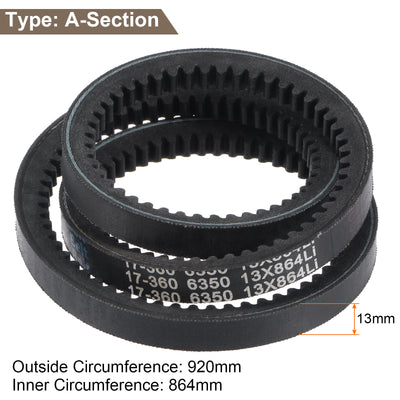 Harfington Cogged V-Belt, Rubber Wedge Belt