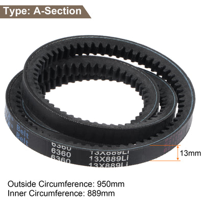 Harfington Cogged V-Belt, Rubber Wedge Belt