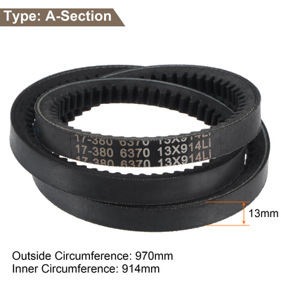 Harfington Cogged V-Belt, Rubber Wedge Belt