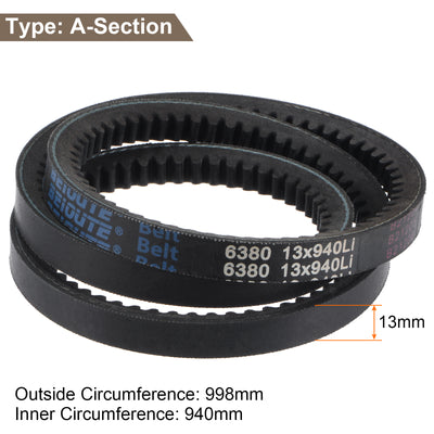 Harfington Cogged V-Belt, Rubber Wedge Belt