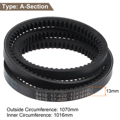 Harfington Cogged V-Belt, Rubber Wedge Belt