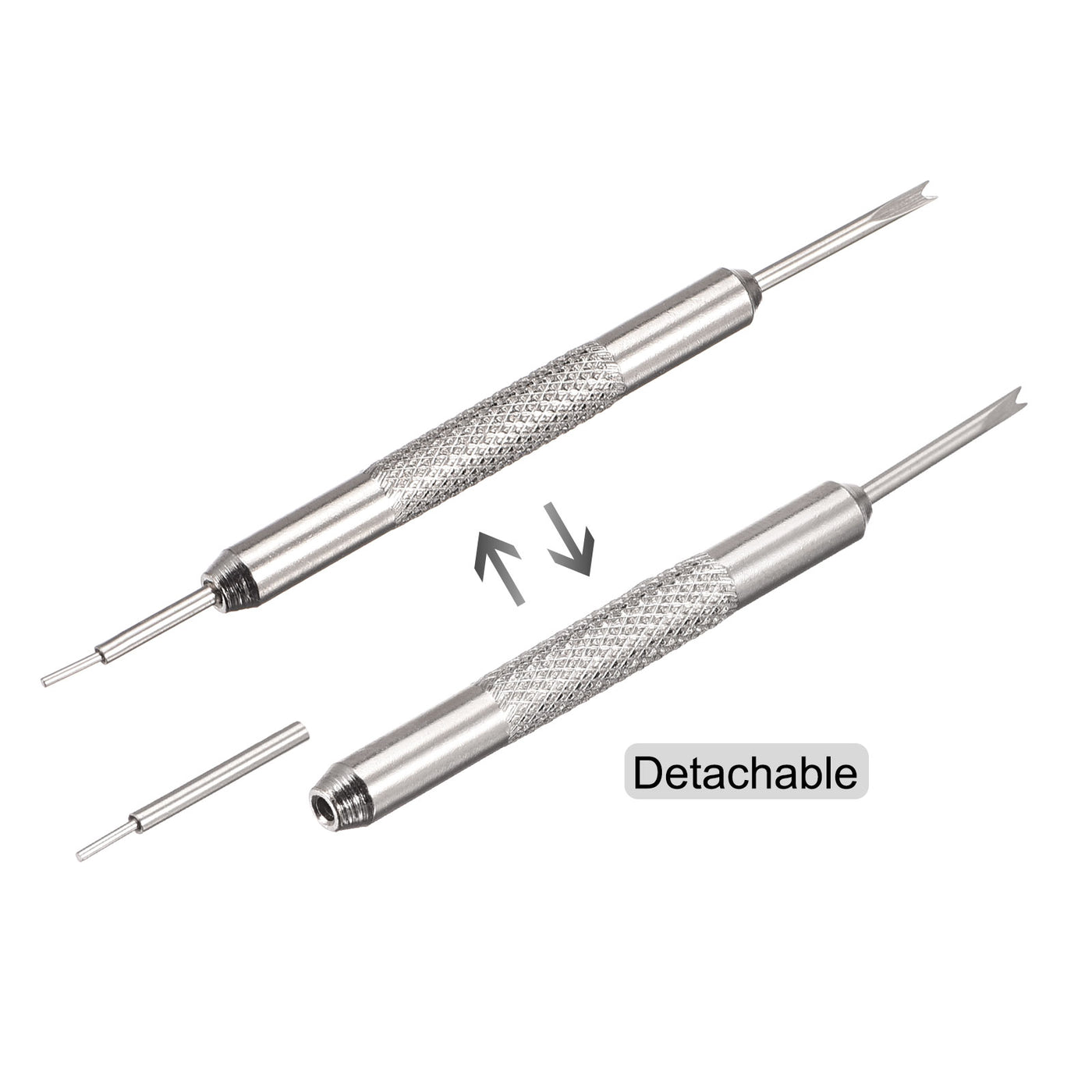 Harfington Watch Spring Bar Tool 0.8mm Pin Dia Watch Spring Link Pin Removal Tool for Watch Repair 6 Pcs