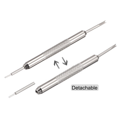 Harfington Watch Spring Bar Tool 0.8mm Pin Dia Watch Spring Link Pin Removal Tool for Watch Repair 6 Pcs