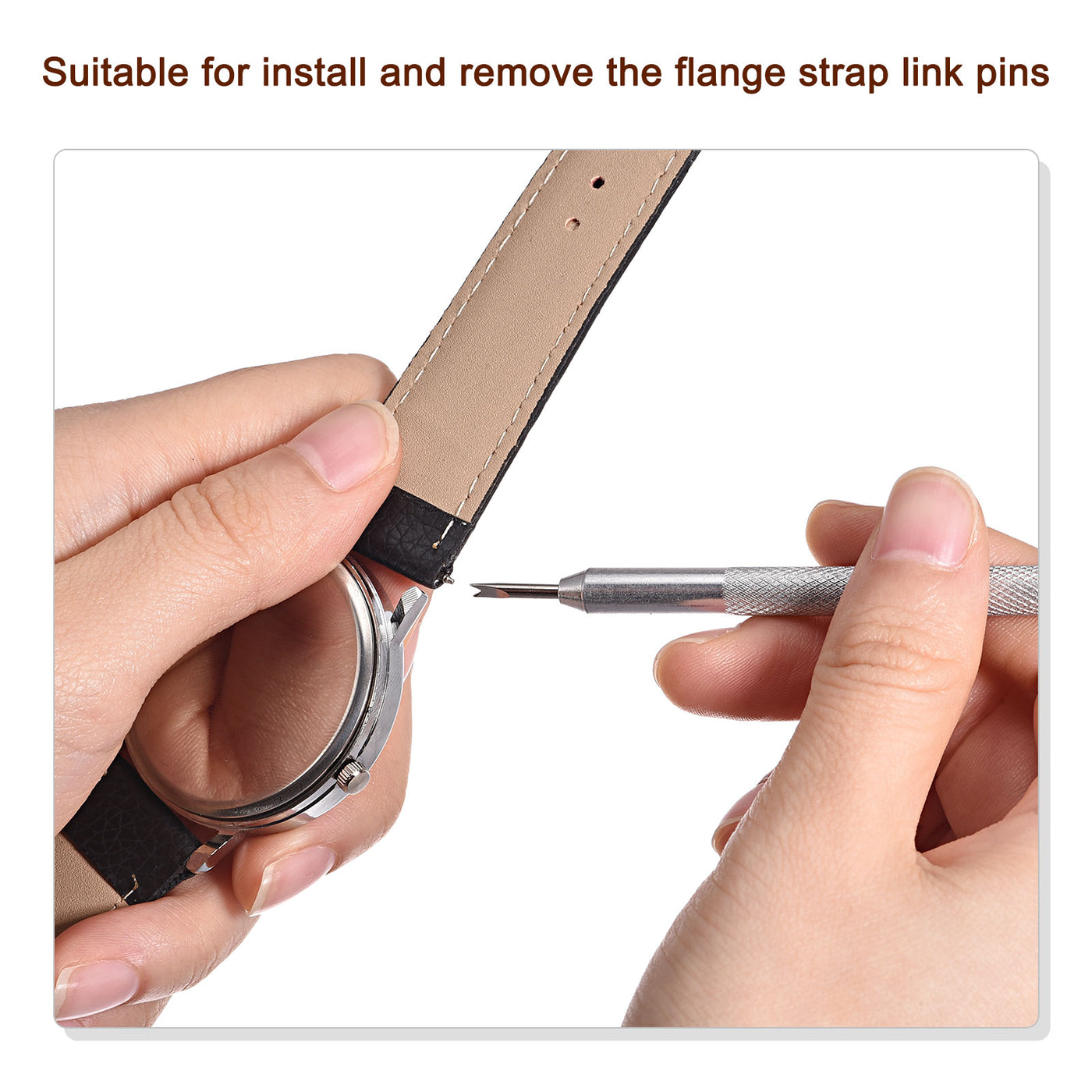 Harfington Watch Spring Bar Tool 1.0mm "V" End Watch Spring Link Pin Removal Tool for Watch Repair 2 Pcs