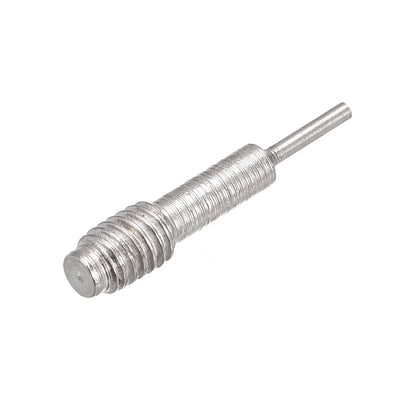 Harfington 20pcs Replace Pins for Watch Band Pin Punch Tool 0.8mm Dia Metal Link Pin Remover Punch Pins M3x0.5 Threads