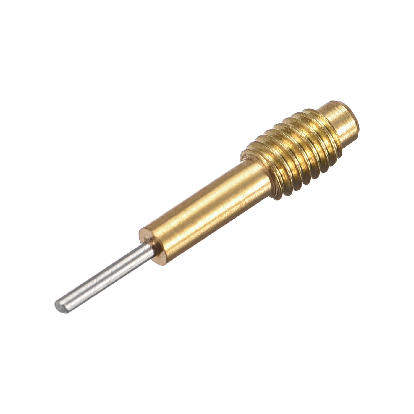 Harfington 20pcs Replace Pins for Watch Band Pin Punch Tool 0.8mm Dia Brass Link Pin Remover Punch Pins M3x0.5 Threads