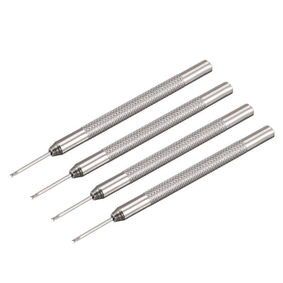 Harfington Watch Spring Bar Tool 1.2mm "V" End Watch Spring Link Pin Removal Tool for Watch Repair 4 Pcs