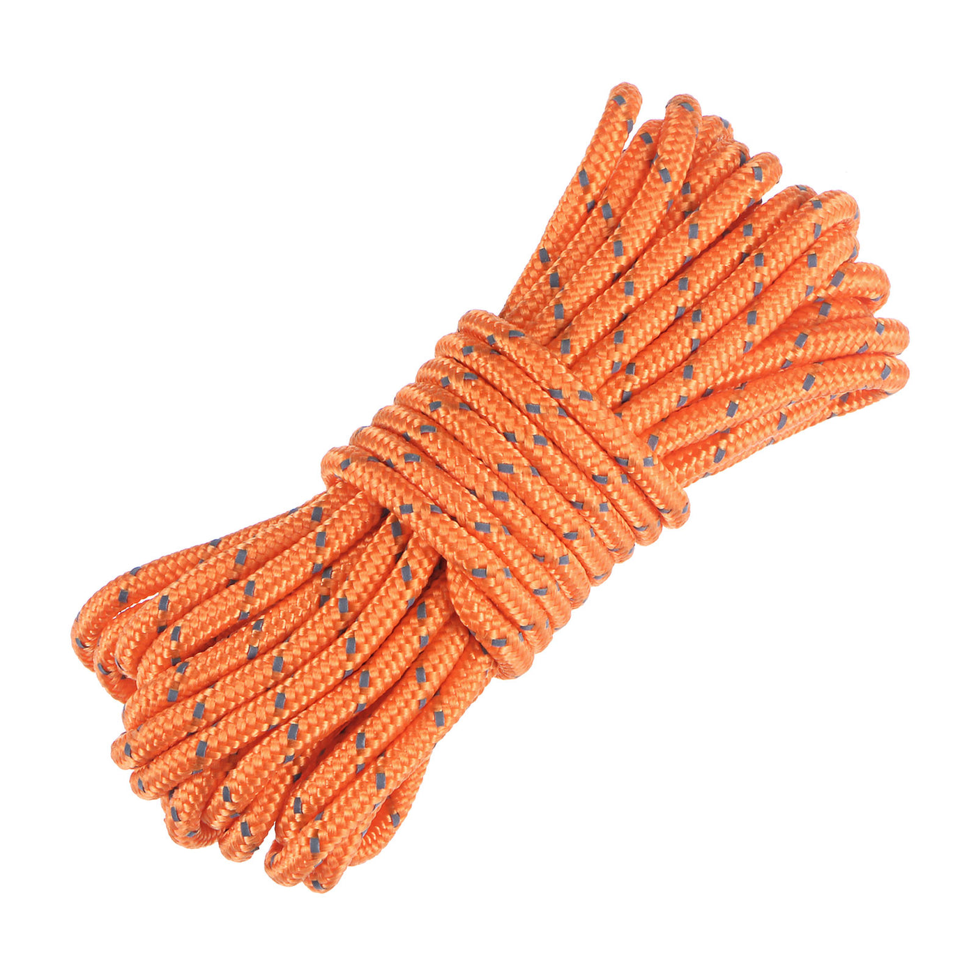 Harfington Tent Rope 3mm 13.12ft Polyester Cord Fluorescent Reflective Orange