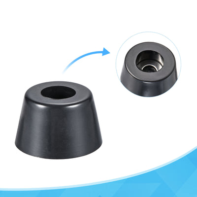 Harfington Rubber Bumper Feet,  Round Pads with Stainless Steel Washer and Screws for Appliances, Electronics