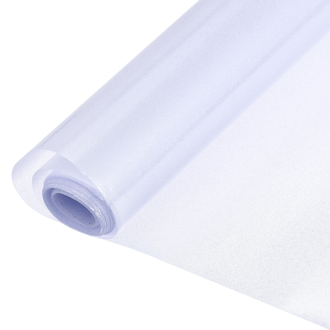 Harfington Privacy Window Film PVC Frosted 98.4"x1.7" Covering for Bathroom Office Clear