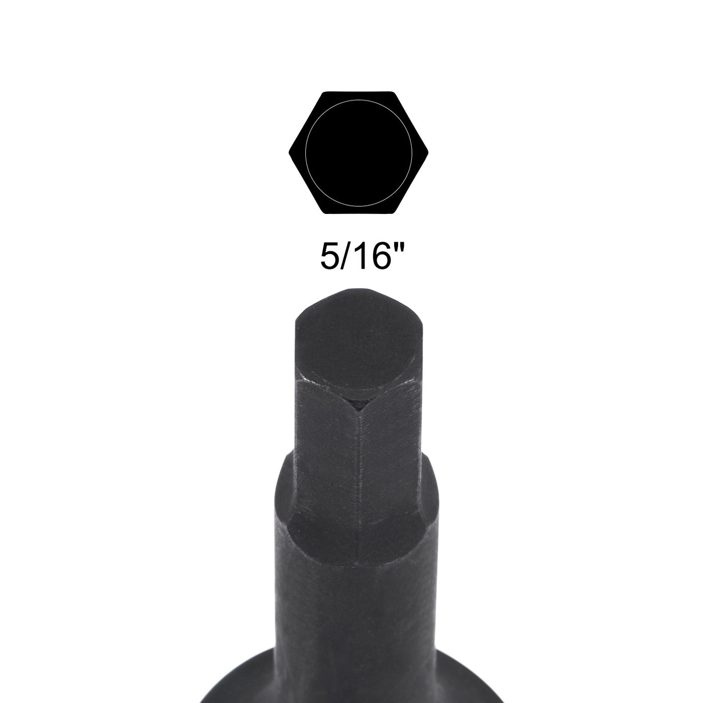 Harfington Impact Hex Bit Socket Square Drive CR-MO SAE Sizes