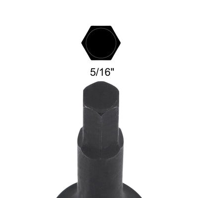 Harfington Impact Hex Bit Socket Square Drive CR-MO SAE Sizes