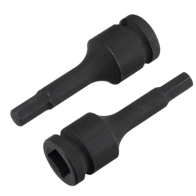 Harfington Impact Hex Bit Socket Square Drive CR-MO SAE Sizes