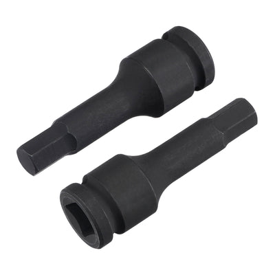 Harfington Impact Hex Bit Socket Square Drive CR-MO SAE Sizes