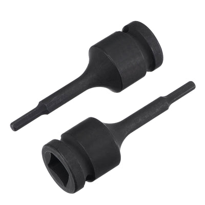 Harfington Impact Hex Bit Socket Square Drive CR-MO SAE Sizes