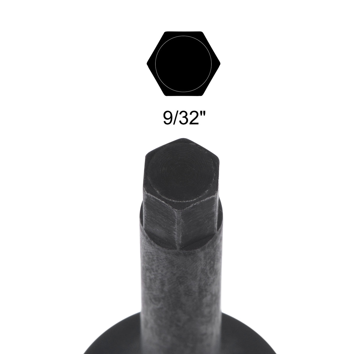 Harfington Impact Hex Bit Socket Square Drive CR-MO Steel SAE Sizes