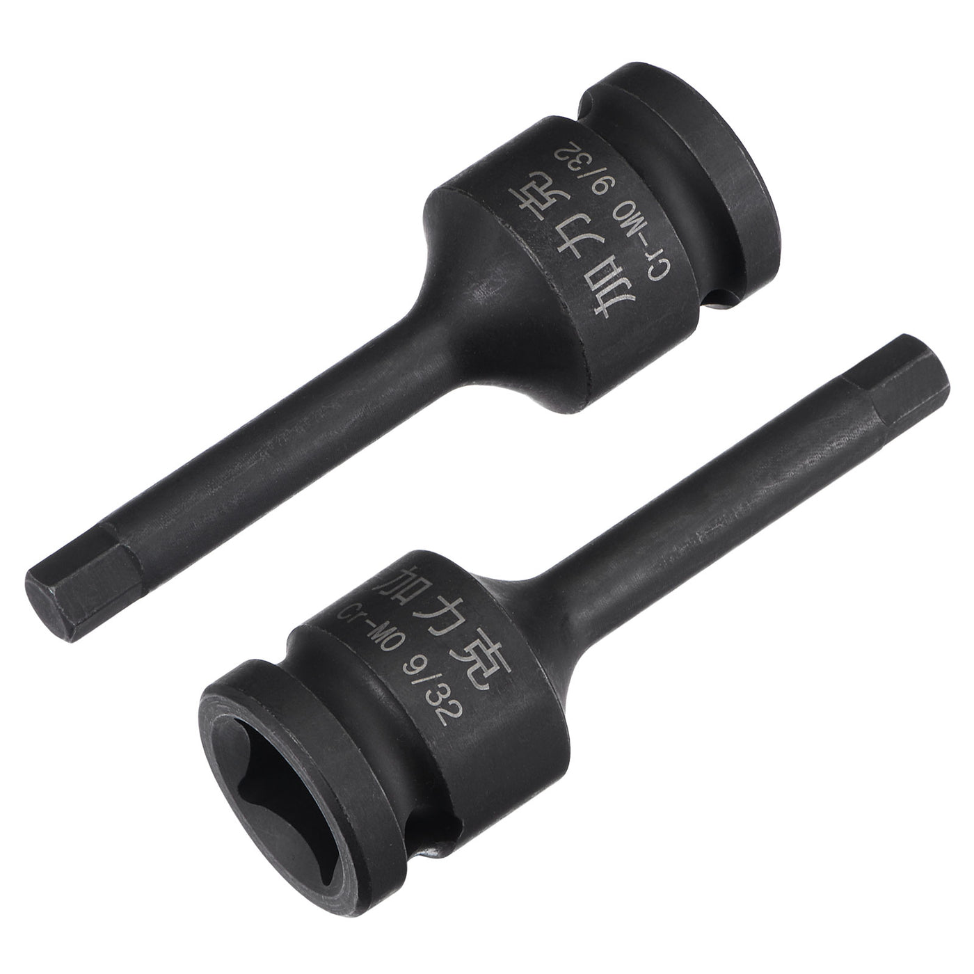 Harfington Impact Hex Bit Socket Square Drive CR-MO Steel SAE Sizes