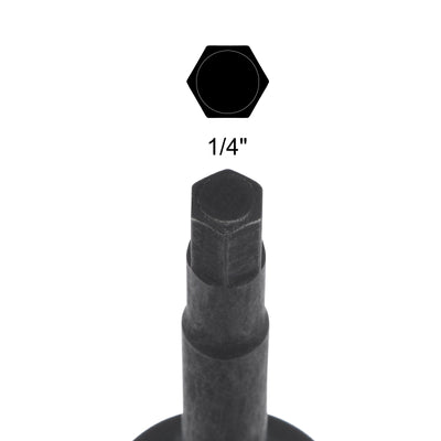 Harfington Impact Hex Bit Socket Square Drive CR-MO Steel SAE Sizes