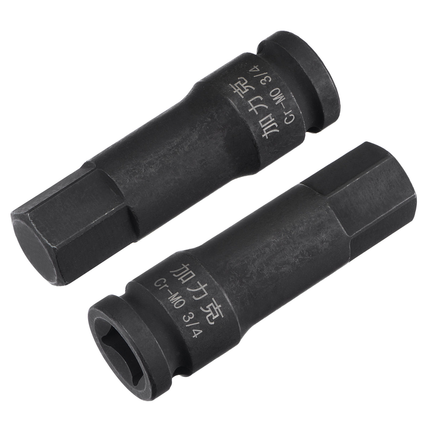 Harfington Impact Hex Bit Socket Square Drive CR-MO Steel SAE Sizes