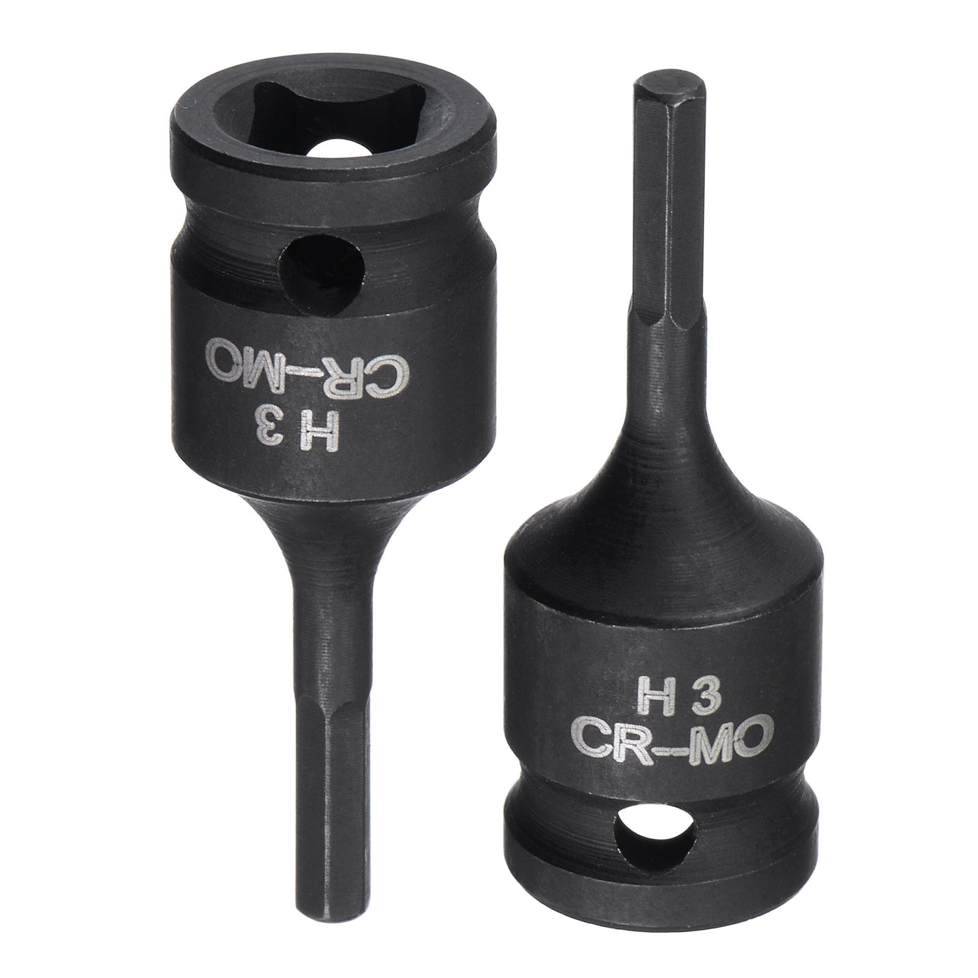 Harfington Impact Hex Bit Socket, Square Drive CR-MO Metric Sizes