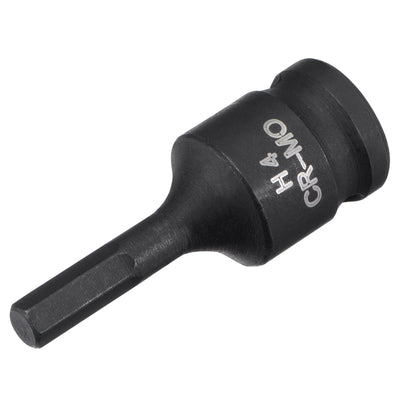 Harfington Impact Hex Bit Socket, Square Drive CR-MO Metric Sizes