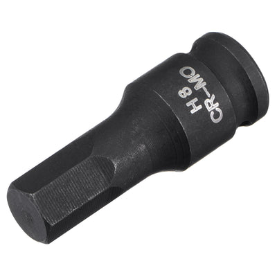 Harfington Impact Hex Bit Socket, Square Drive CR-MO Metric Sizes