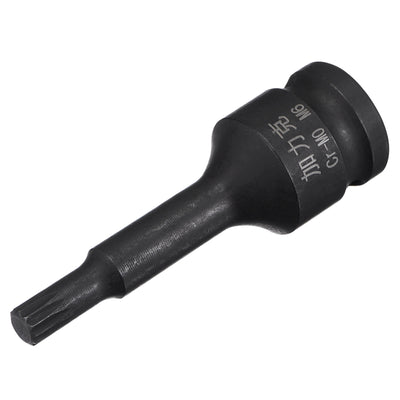 Harfington Impact Spline Bit Socket, Square Drive CR-MO Metric Sizes