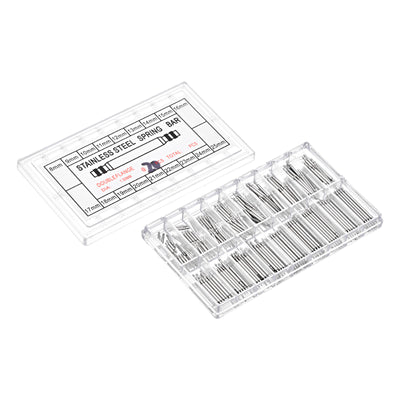 Harfington Watch Band Link Pin Set 360pcs 1.4mm Dia Spring Bar Pins 8-25mm 20pcs Each Size
