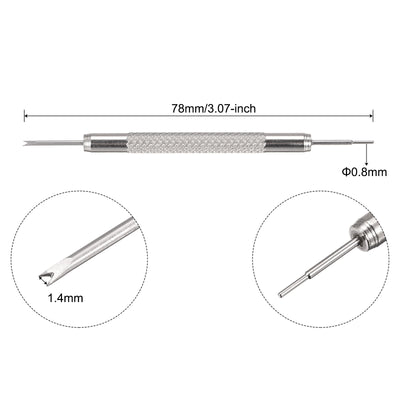 Harfington 16-25mm Watch Band Link Pins with Spring Bar Tool 1.4mm Dia Spring Bar Pins 12pcs