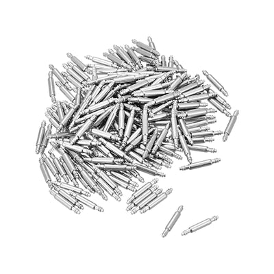 Harfington 200pcs Watch Band Link Pin 1.5mm Dia Spring Bar Pins for 8mm Watch Band Strap