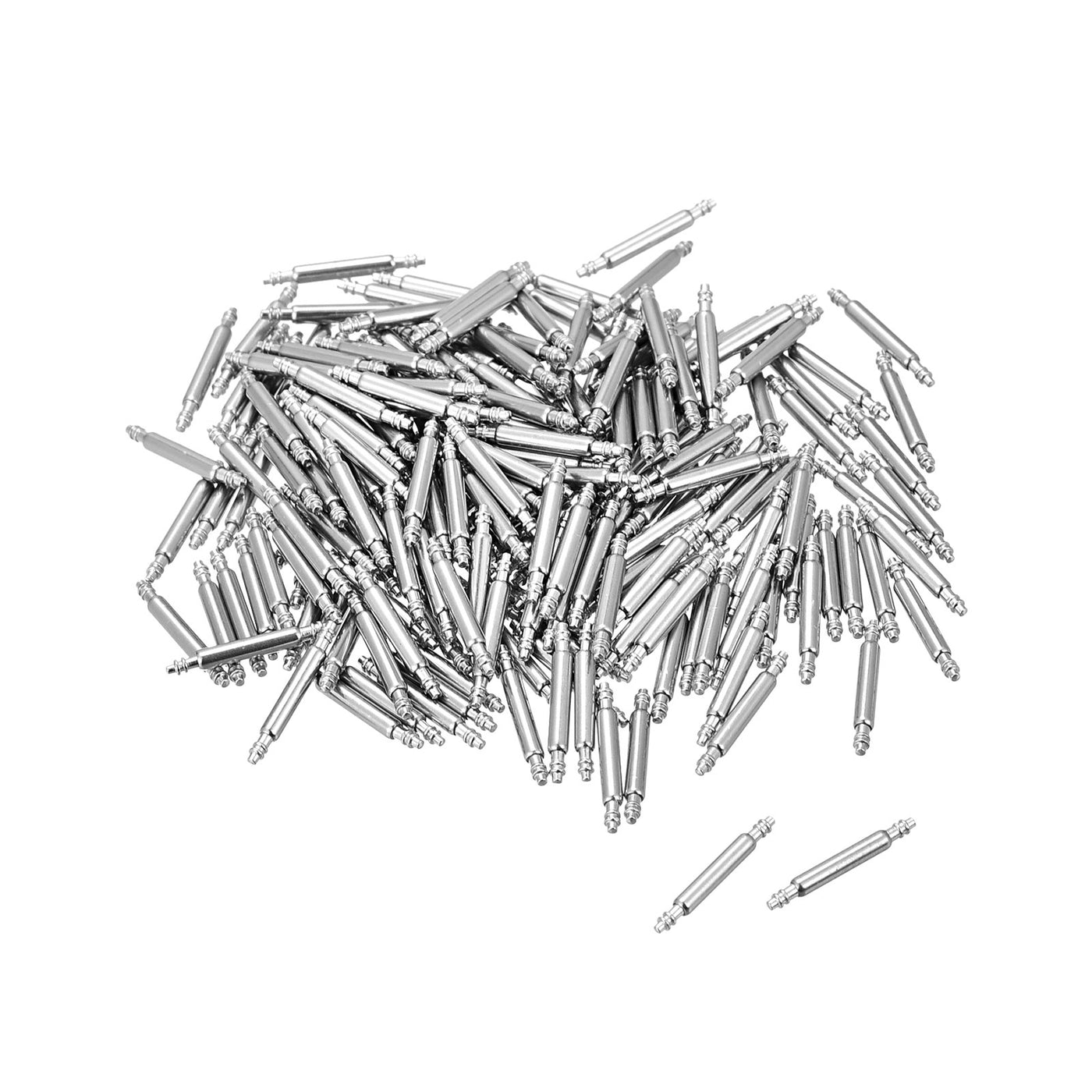 Harfington 200pcs Watch Band Link Pin 1.5mm Dia Spring Bar Pins for 10mm Watch Band Strap