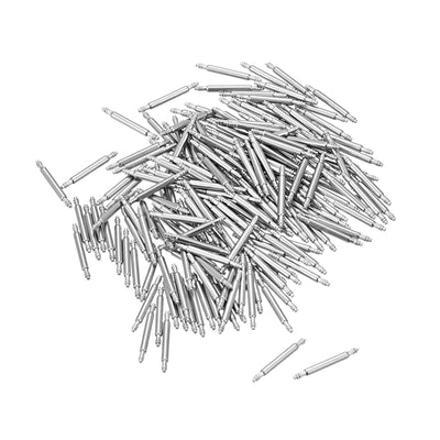 Harfington 200pcs Watch Band Link Pin 1.5mm Dia Spring Bar Pins for 12mm Watch Band Strap