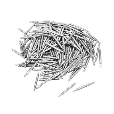 Harfington 200pcs Watch Band Link Pin 1.5mm Dia Spring Bar Pins for 14mm Watch Band Strap
