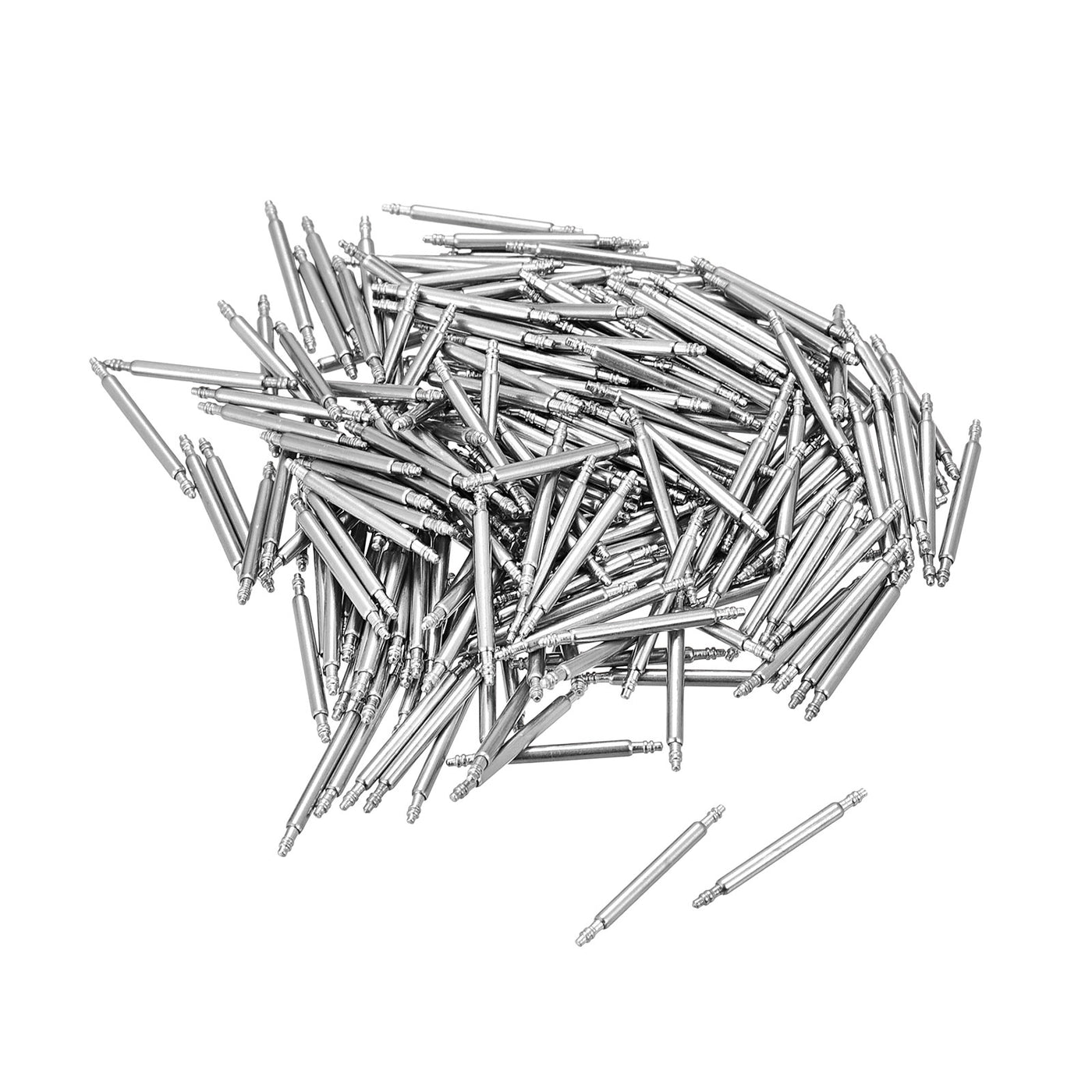 Harfington 200pcs Watch Band Link Pin 1.5mm Dia Spring Bar Pins for 15mm Watch Band Strap
