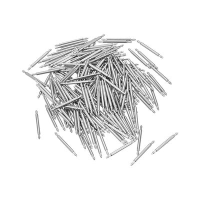 Harfington 200pcs Watch Band Link Pin 1.5mm Dia Spring Bar Pins for 16mm Watch Band Strap