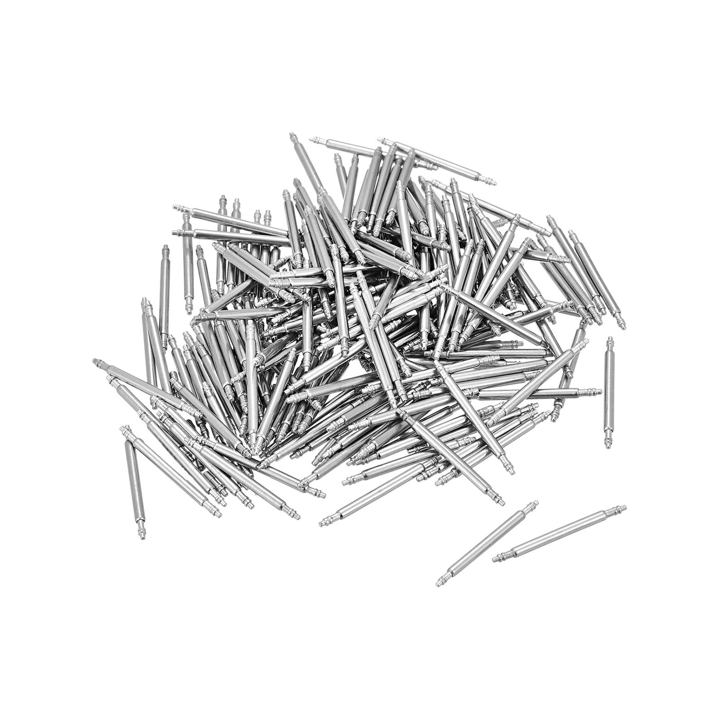 Harfington 200pcs Watch Band Link Pin 1.5mm Dia Spring Bar Pins for 17mm Watch Band Strap