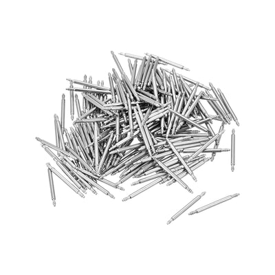 Harfington 200pcs Watch Band Link Pin 1.5mm Dia Spring Bar Pins for 17mm Watch Band Strap